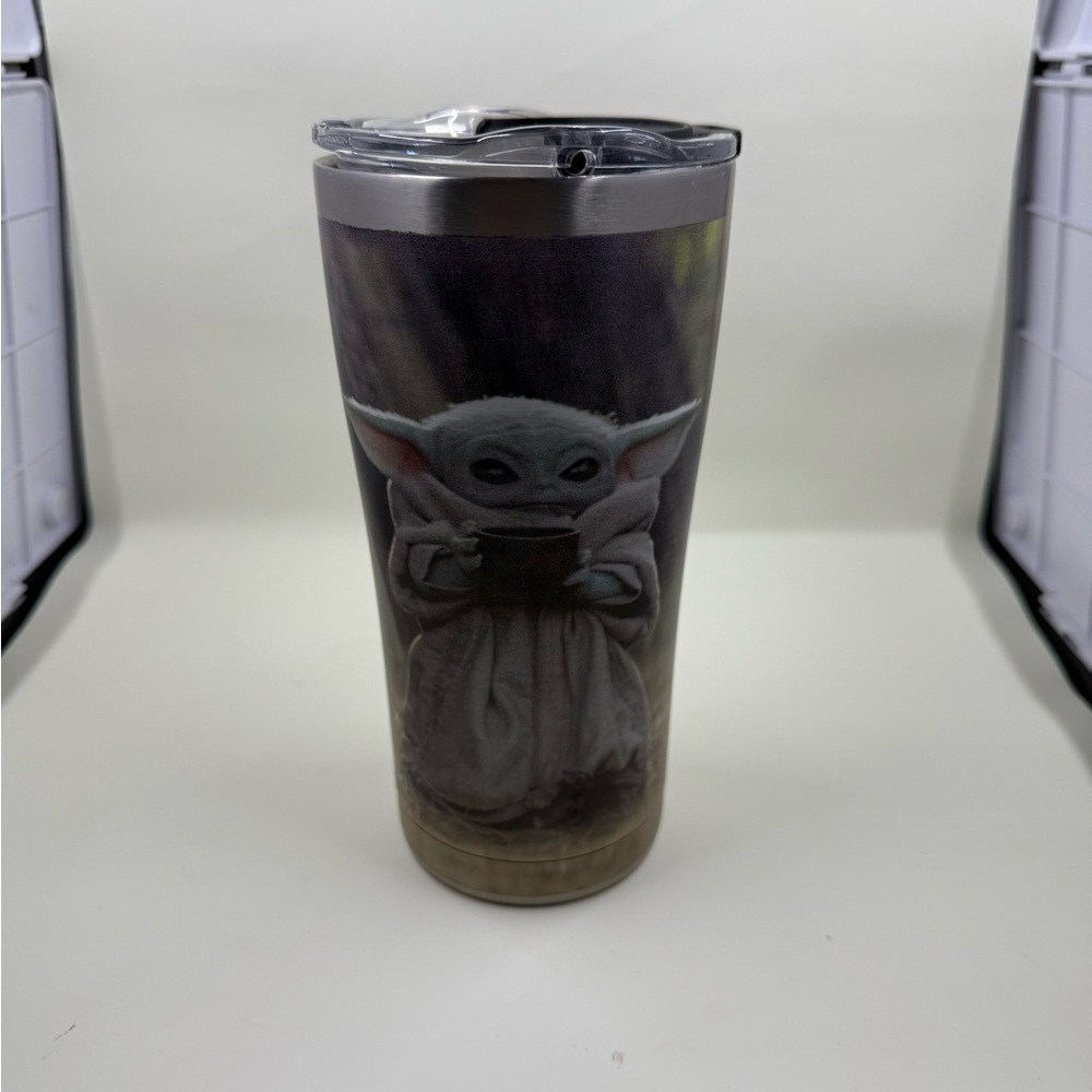 Stainless Steel Tumbler tervis with Baby yoda Design